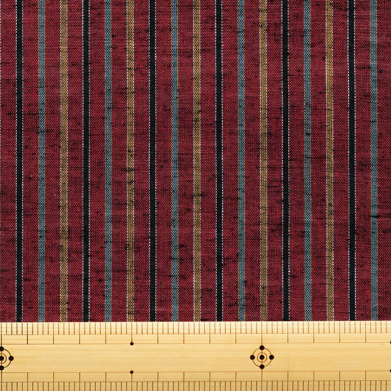 【遠州綿紬】縞紬S-2「錦秋(きんしゅう)」カット売り