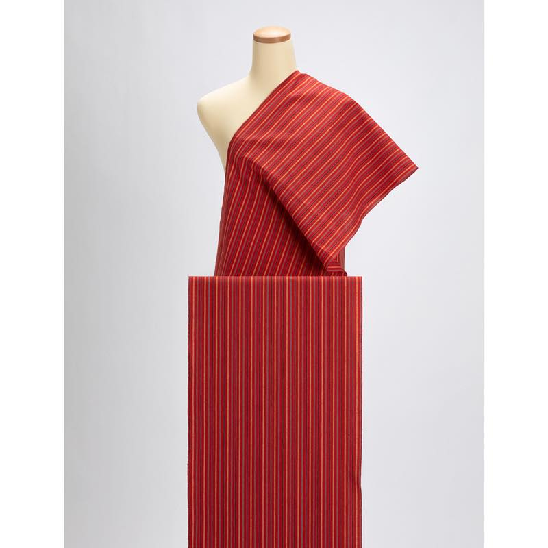 【遠州綿紬】縞紬S-3「黄昏（たそがれ）」カット売り