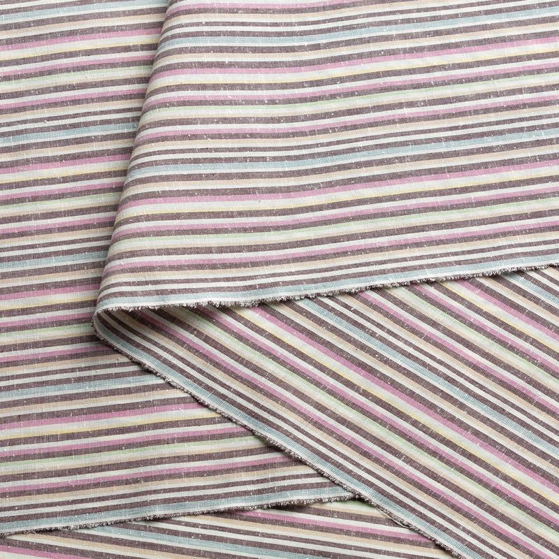 【遠州綿紬】縞紬 S-5「小桜」カット売り