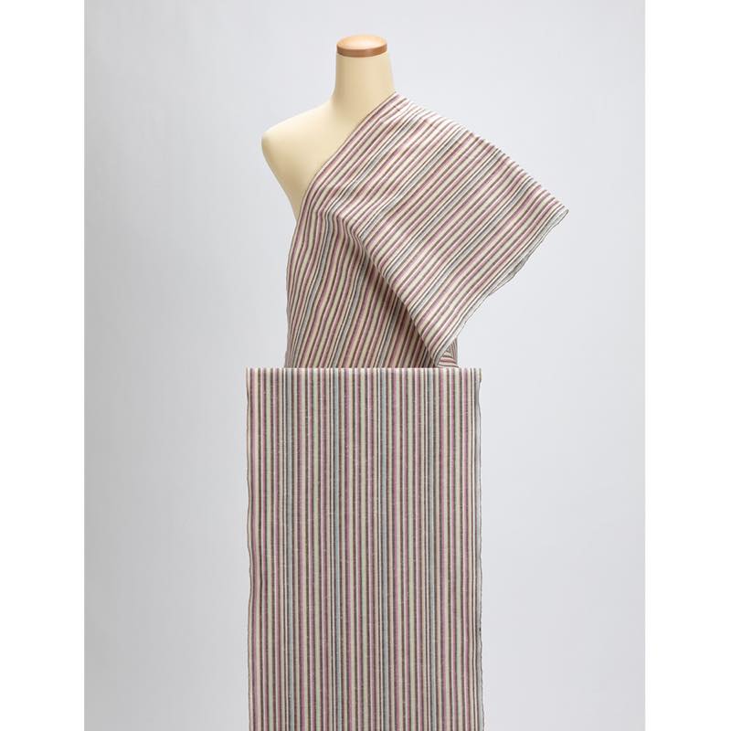 【遠州綿紬】縞紬 S-5「小桜」カット売り