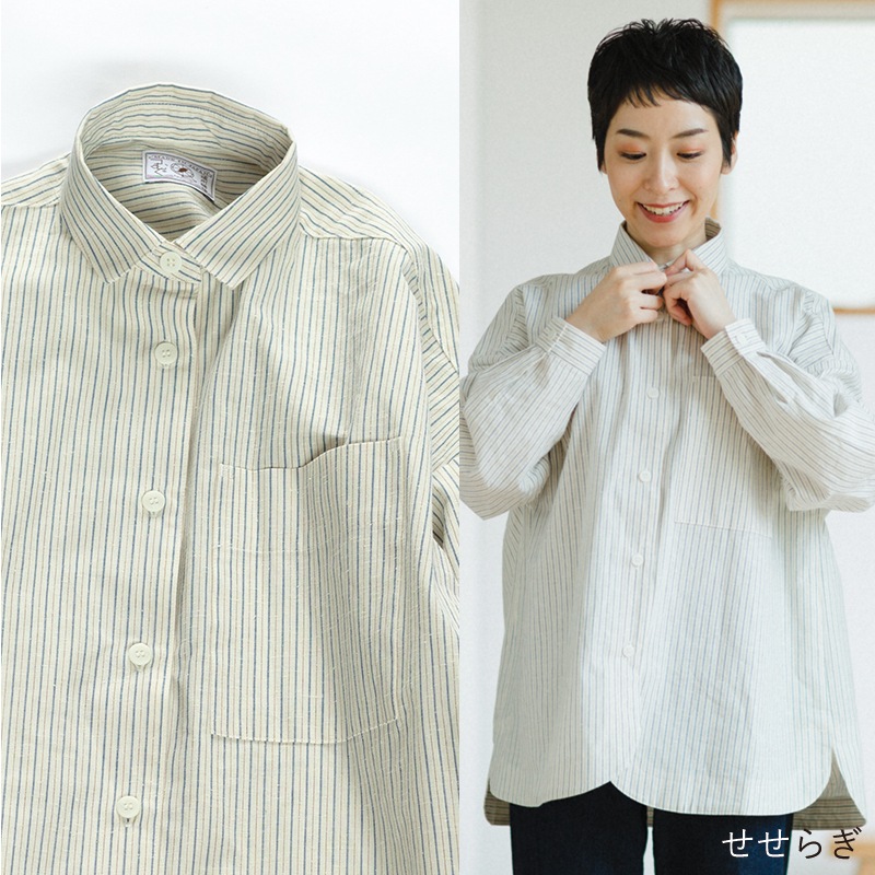 つむぐ ワークシャツ