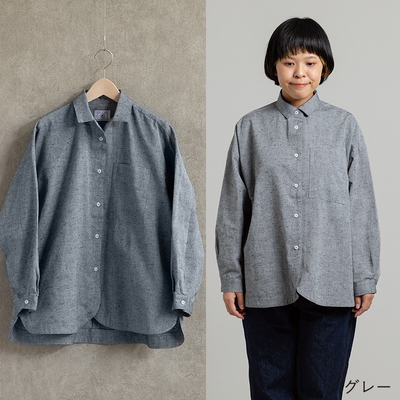 つむぐ ワークシャツ