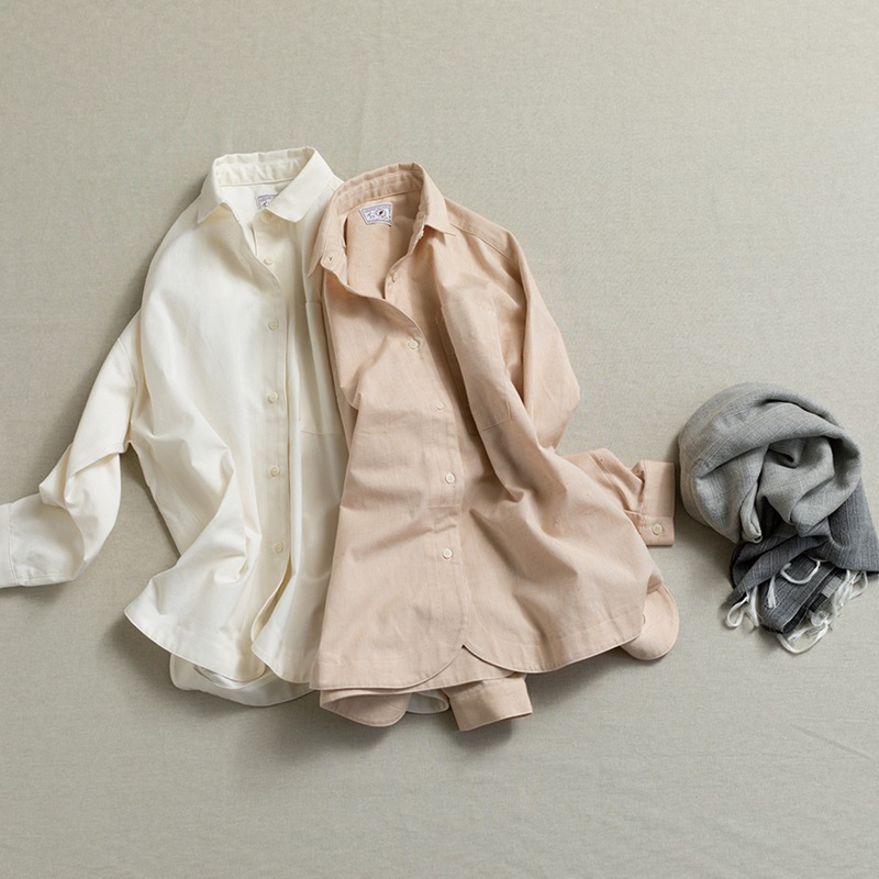 つむぐ ワークシャツ