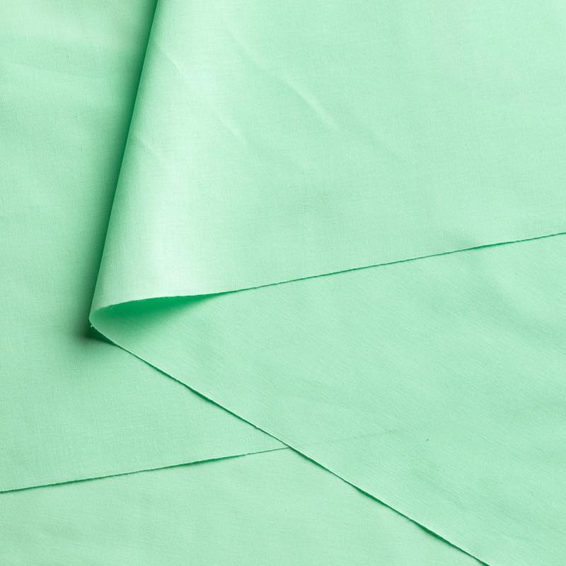 【遠州綿紬】無地もめん「うすもえぎ」カット売り