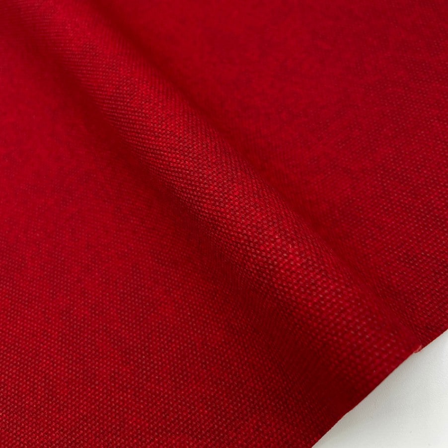 ニューバッカス生地・酒袋生地 8号帆布 キャンバス布 厚手 (クリムゾンレッド)