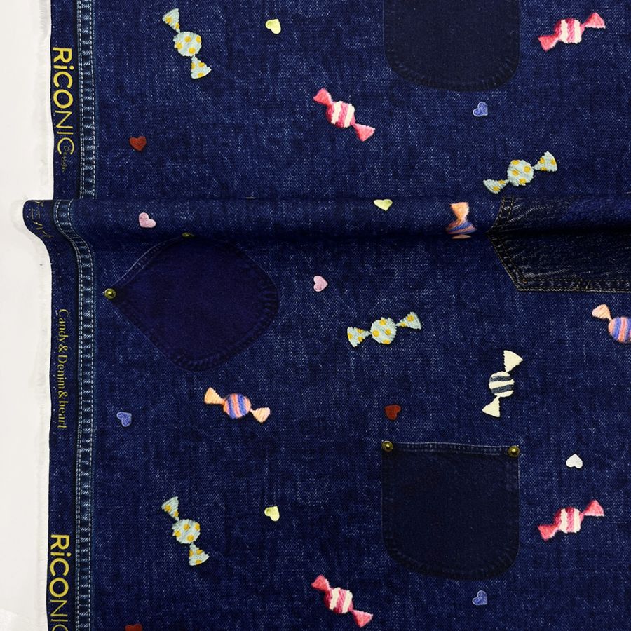 【Riconic】「キャンデニハート」 デジタルプリント｜シーチング