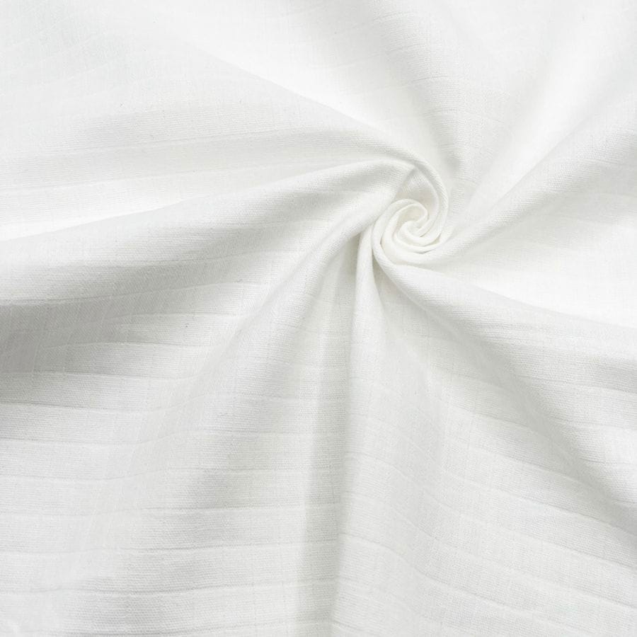 【special price】 国産 格子ダブルガーゼ生地｜無地　ホワイト