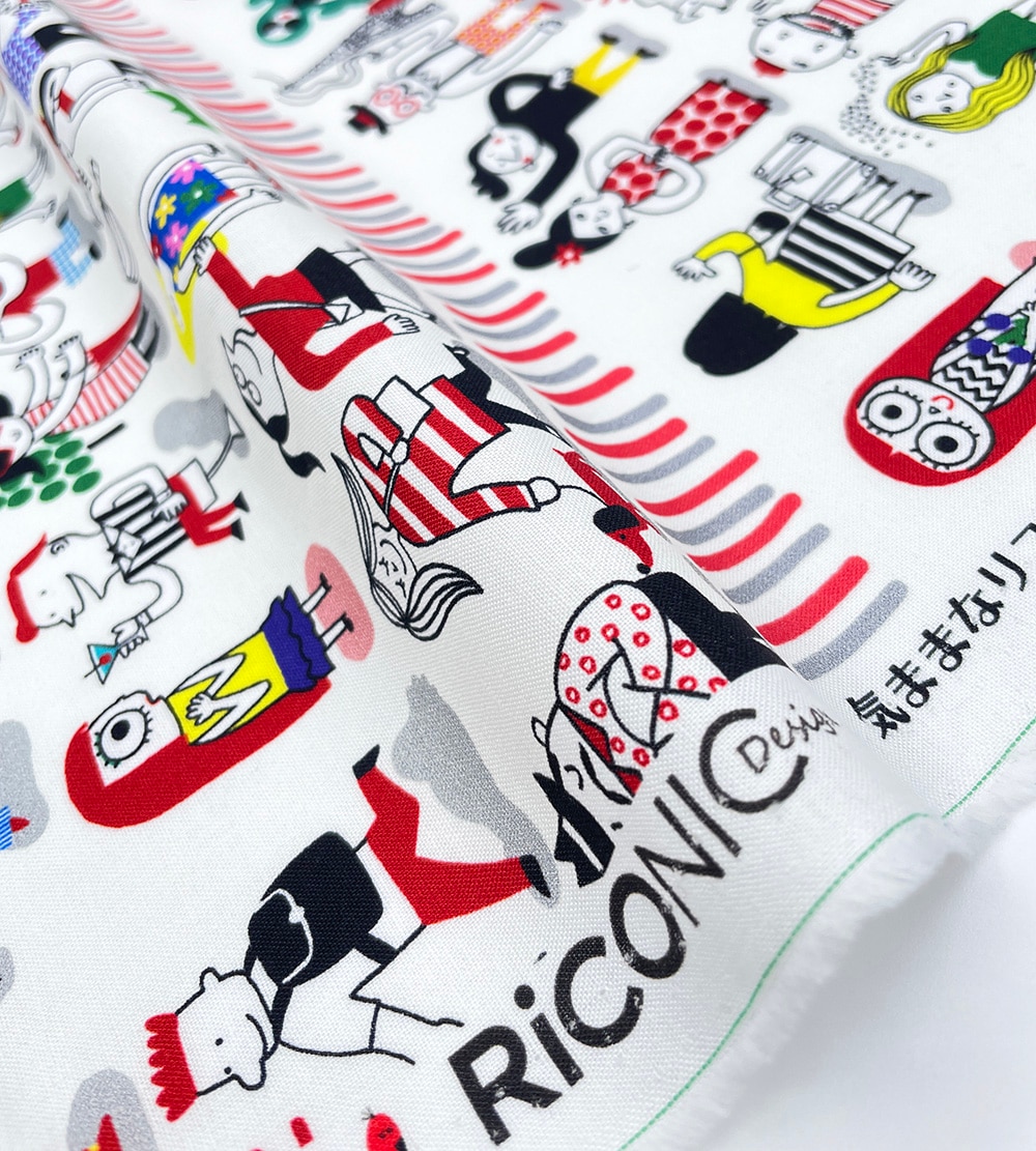 【Riconic】「気ままなリコのライフスタイル」 デジタルプリント|シーチング