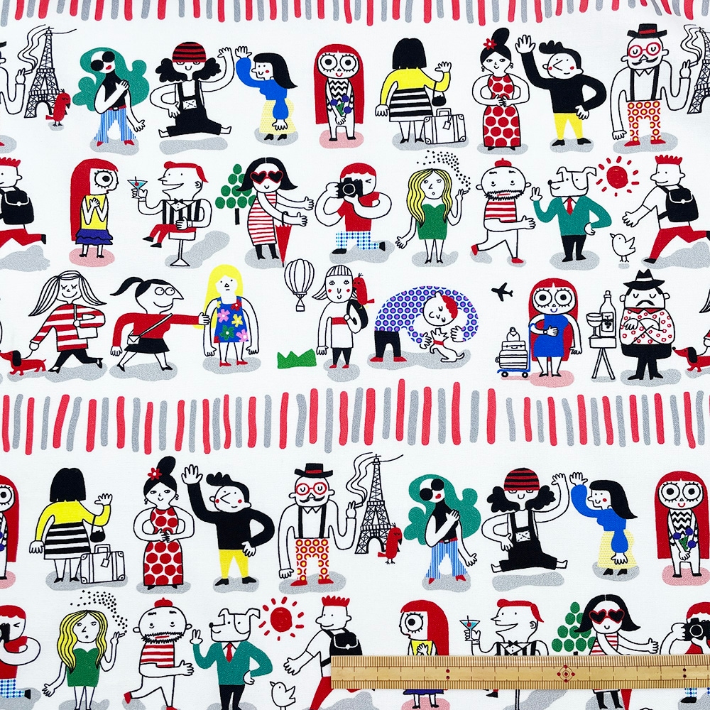 【Riconic】「気ままなリコのライフスタイル」 デジタルプリント|シーチング