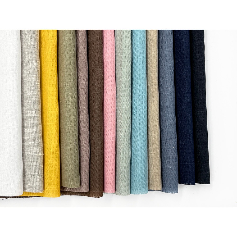 ヨーロピアン40リネンキャンバス｜無地 麻