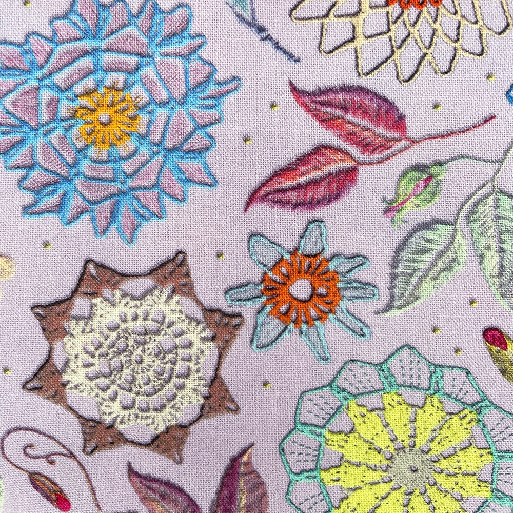 【Riconic】「レースフラワーにきゅんとして」 デジタルプリント|シーチング