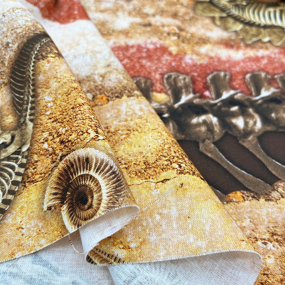 【mingswim】恐竜化石発掘 デジタルプリント｜シーチング パネル