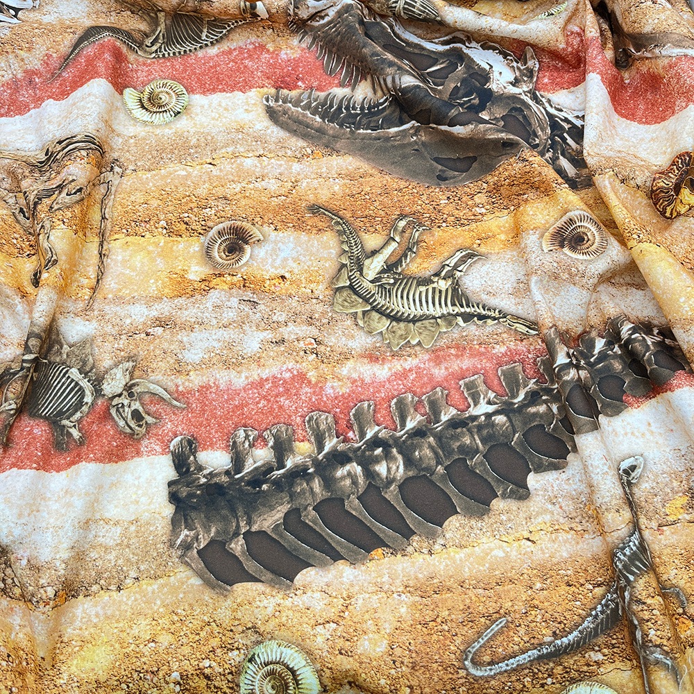 【mingswim】恐竜化石発掘 デジタルプリント｜シーチング パネル