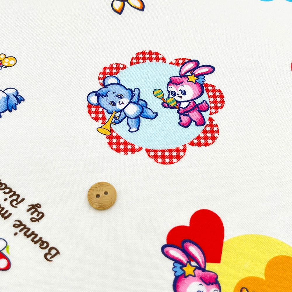 【Riconic’60】「ボニーメイト」 デジタルプリント｜シーチング