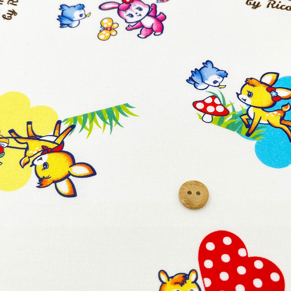 【Riconic’60】「ボニーメイト」 デジタルプリント｜シーチング