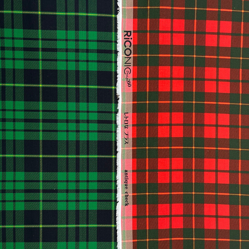 【Riconic’60】「レトロなプラス」 デジタルプリント|シーチング