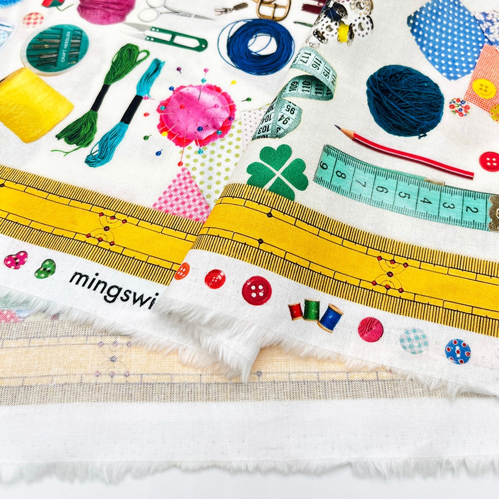 【mingswim】SewingMaterial デジタルプリント｜シーチング