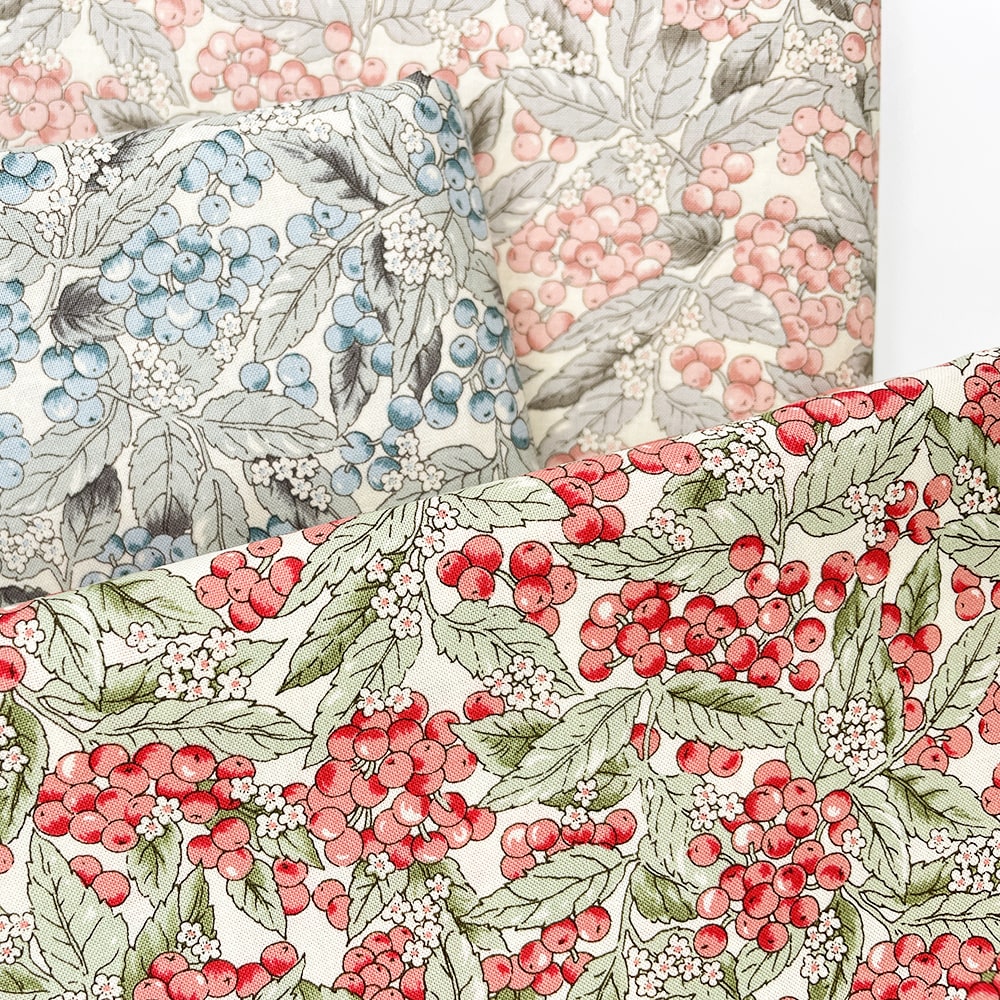 ブラットベリープリント コットンスケア生地