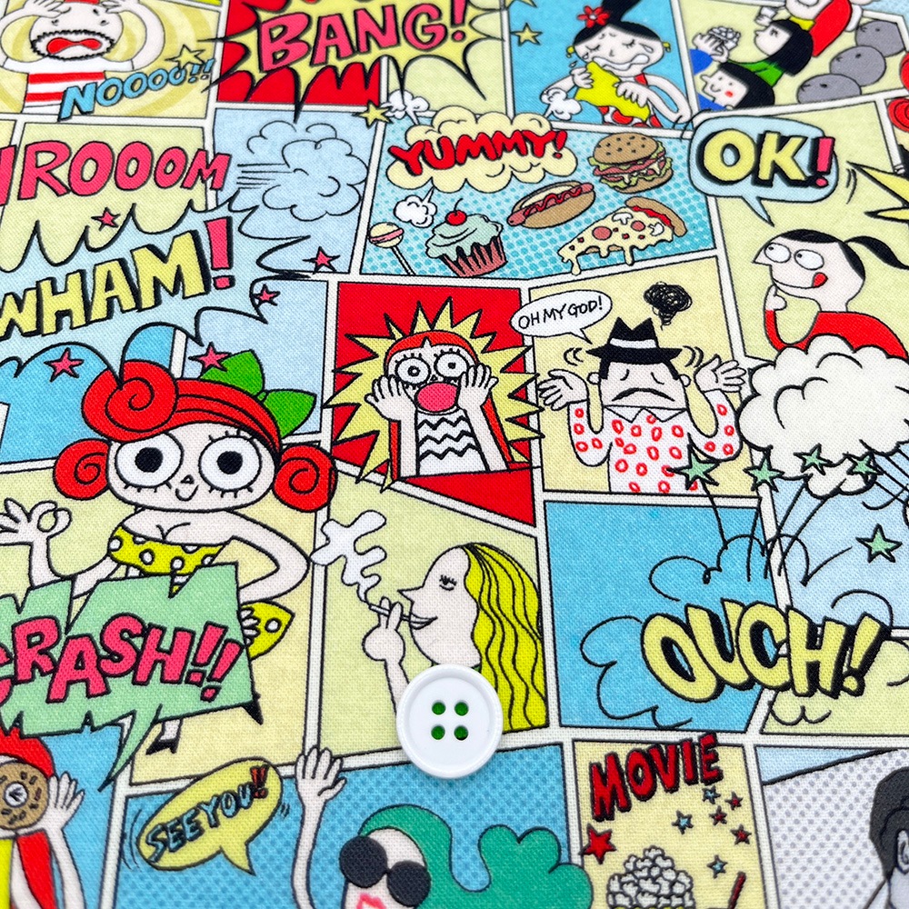 【Riconic】「気ままなリコのアメリカナイズ」 デジタルプリント｜シーチング