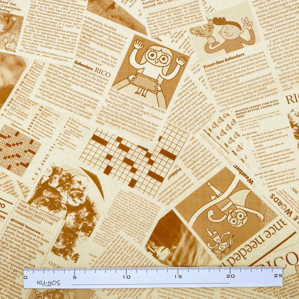 【Riconic】「気ままなリコのアメリカナイズ」 デジタルプリント｜シーチング