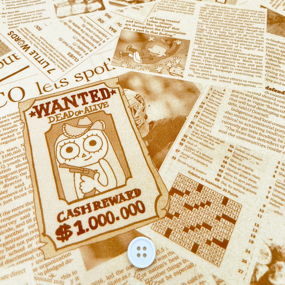 【Riconic】「気ままなリコのアメリカナイズ」 デジタルプリント｜シーチング