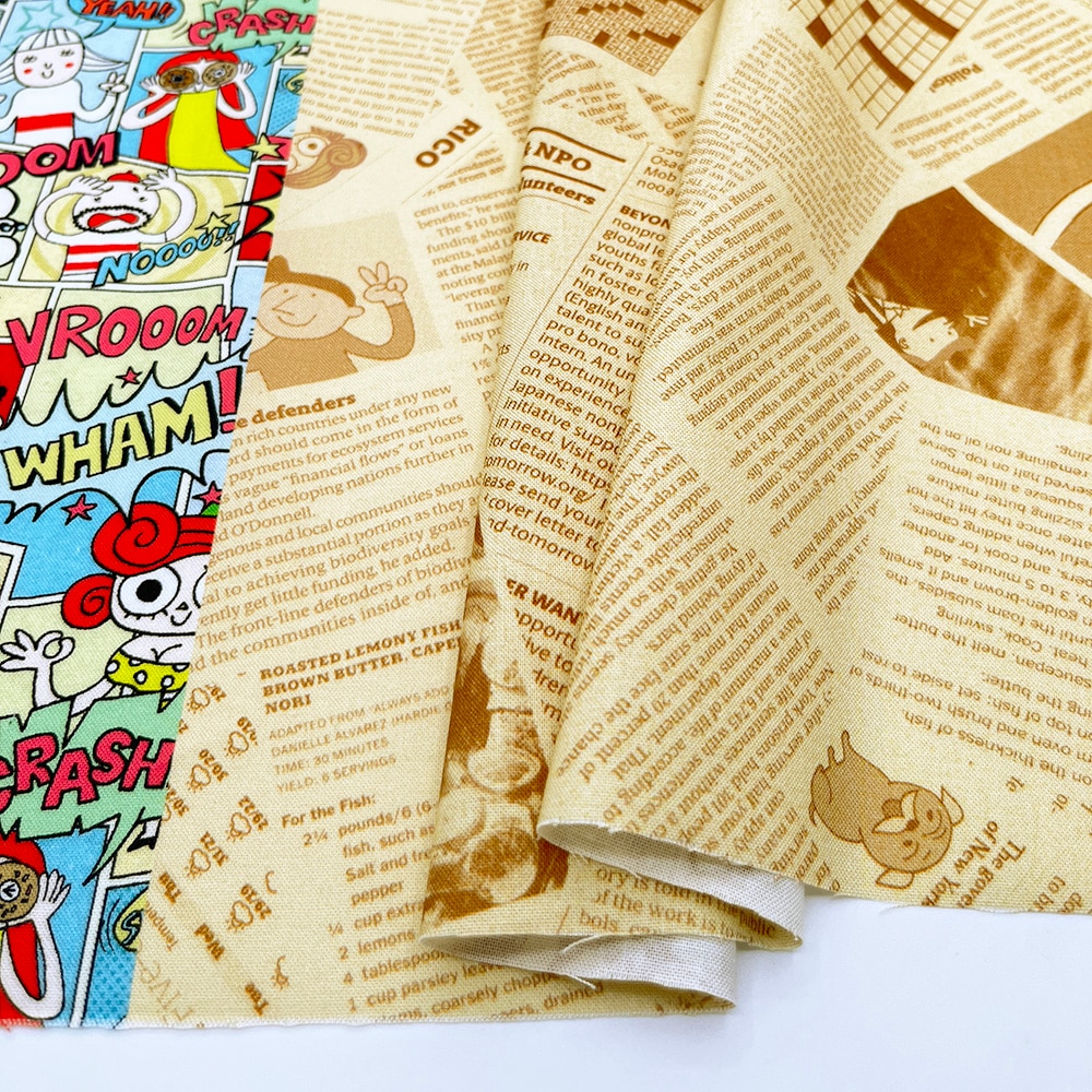 【Riconic】「気ままなリコのアメリカナイズ」 デジタルプリント｜シーチング