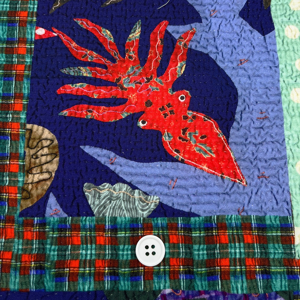 【Riconic】「mrine　海のカオハガン」 デジタルプリント｜シーチング