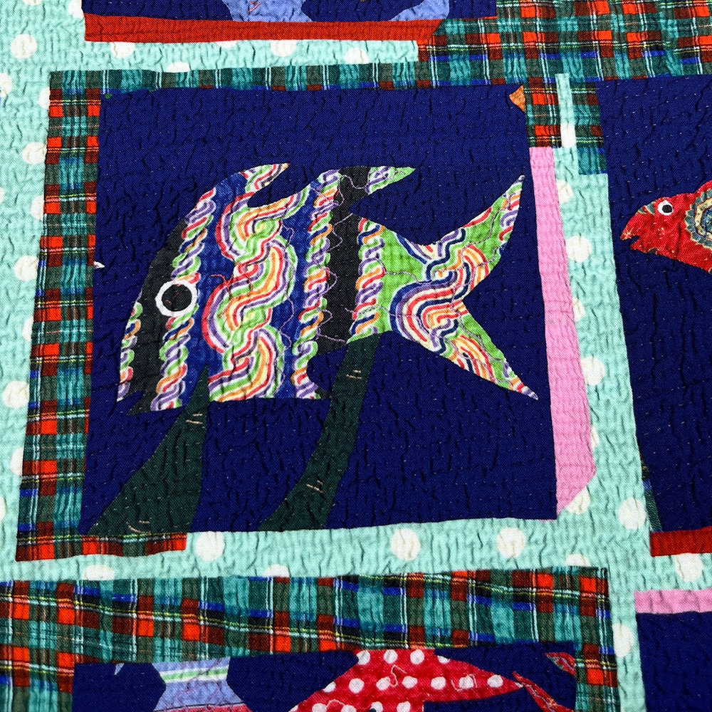 【Riconic】「mrine　海のカオハガン」 デジタルプリント｜シーチング