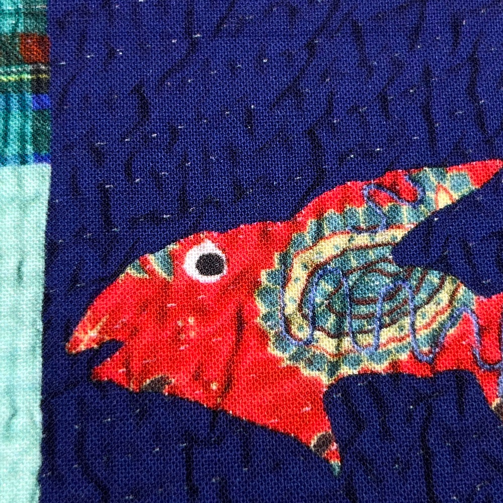 【Riconic】「mrine　海のカオハガン」 デジタルプリント｜シーチング