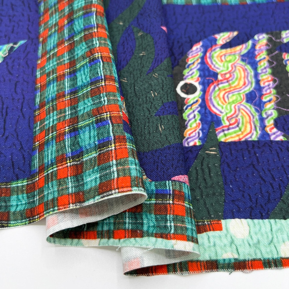 【Riconic】「mrine　海のカオハガン」 デジタルプリント｜シーチング