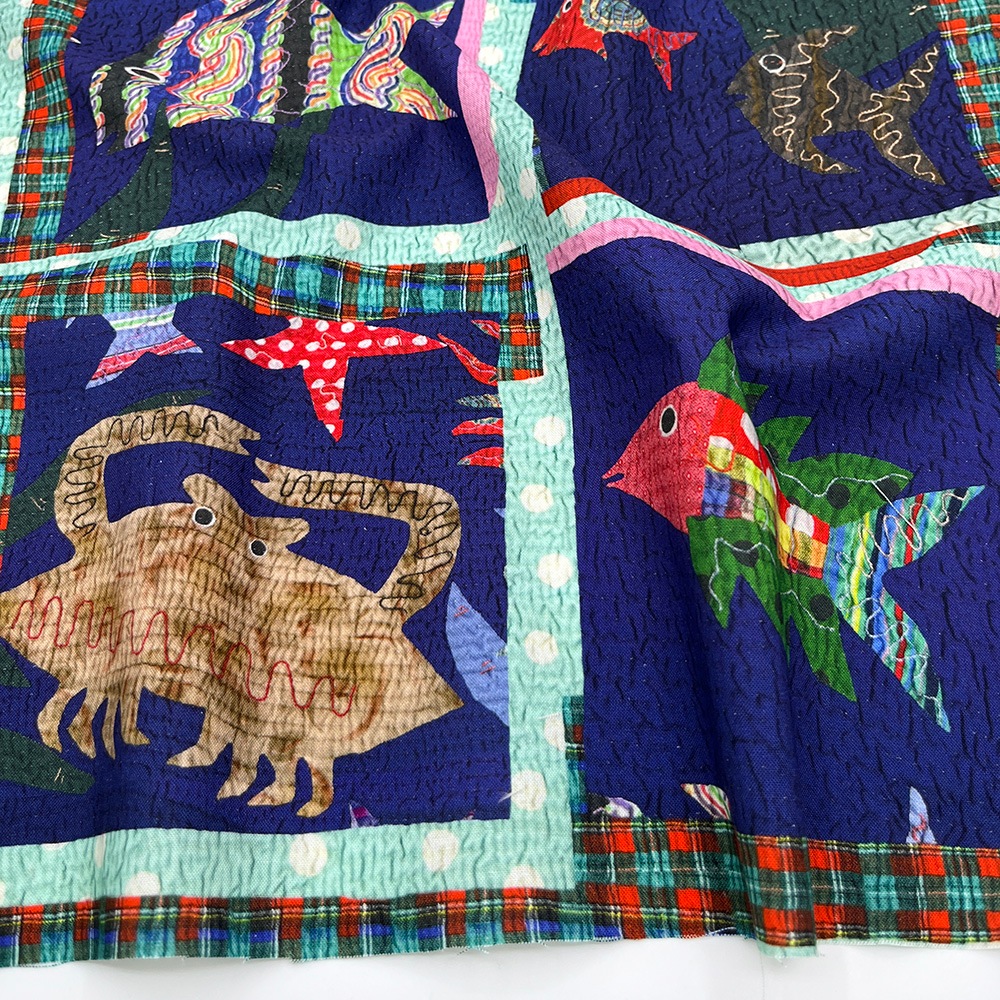 【Riconic】「mrine　海のカオハガン」 デジタルプリント｜シーチング