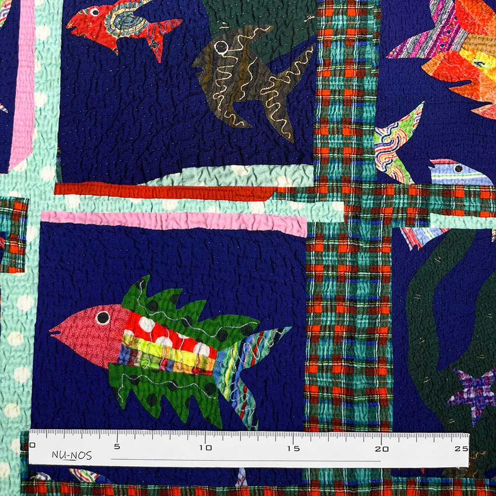 【Riconic】「mrine　海のカオハガン」 デジタルプリント｜シーチング