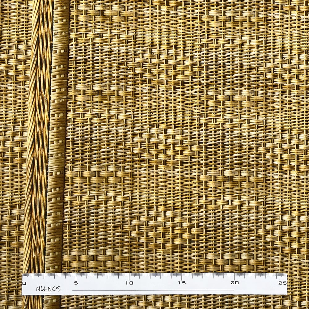 【Riconic】「FabtureCotton　カゴと小石」 デジタルプリント｜シーチング