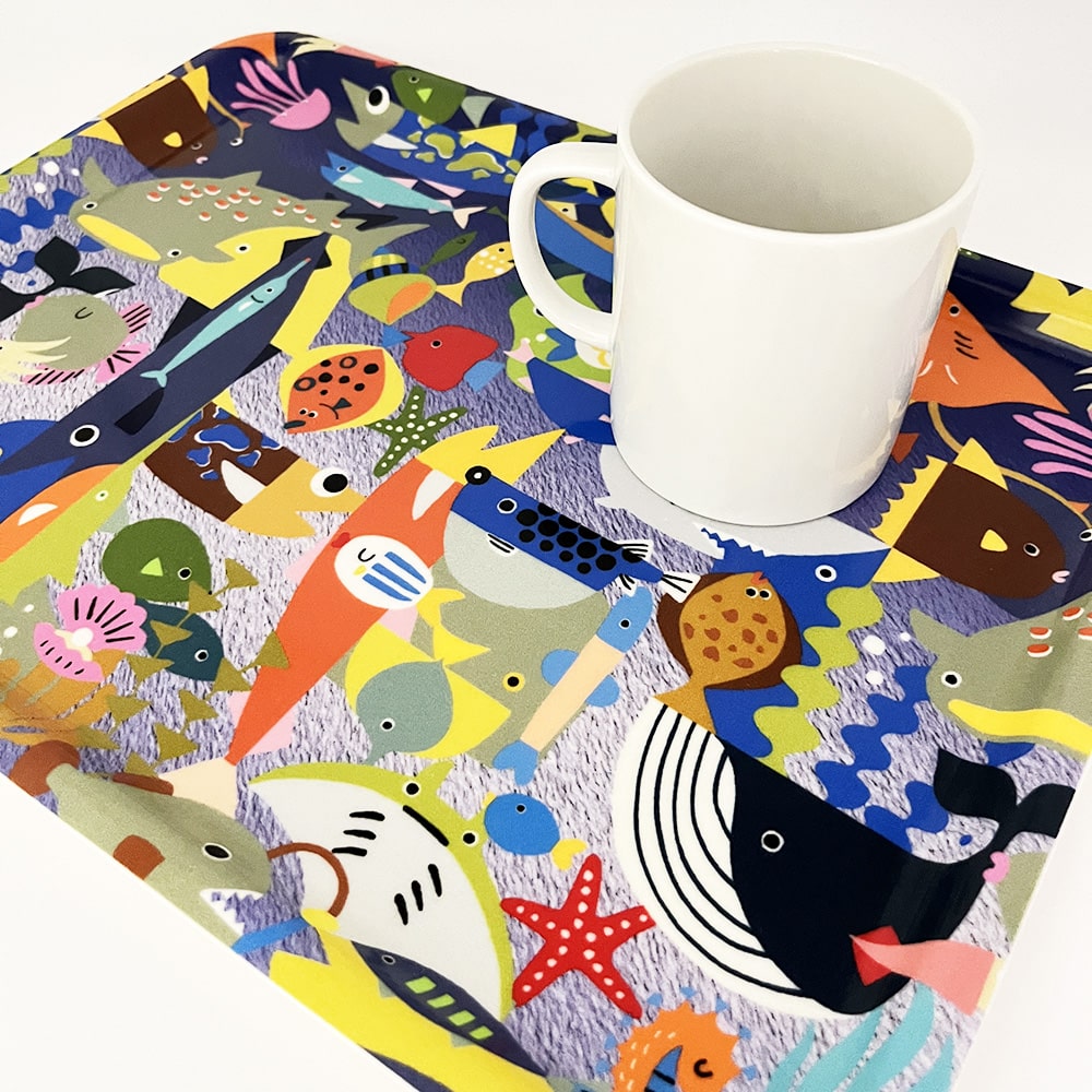 【Riconic】 -fabric- トレイ｜39cm×28.5cm