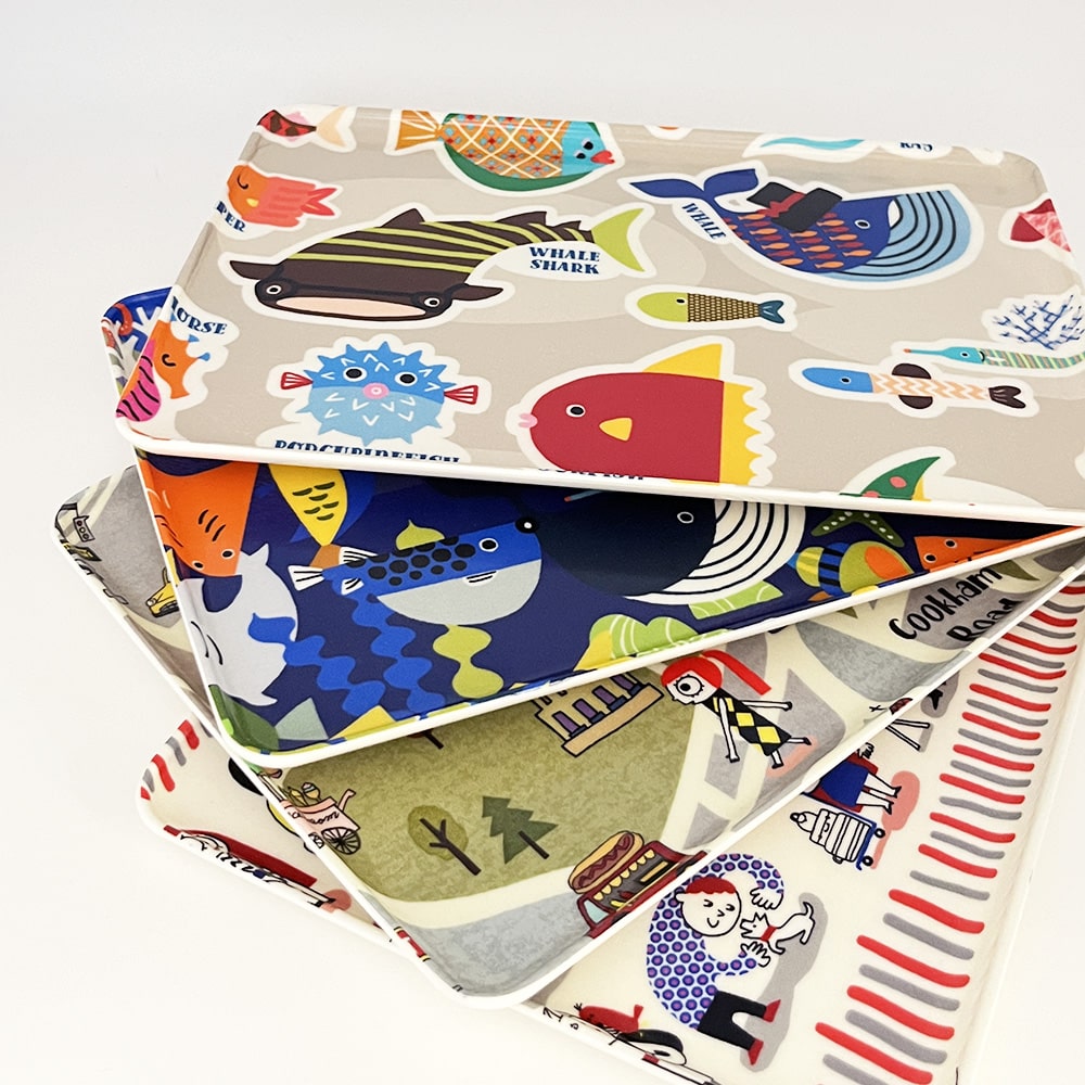 【Riconic】 -fabric- トレイ｜30cm×20.8cm