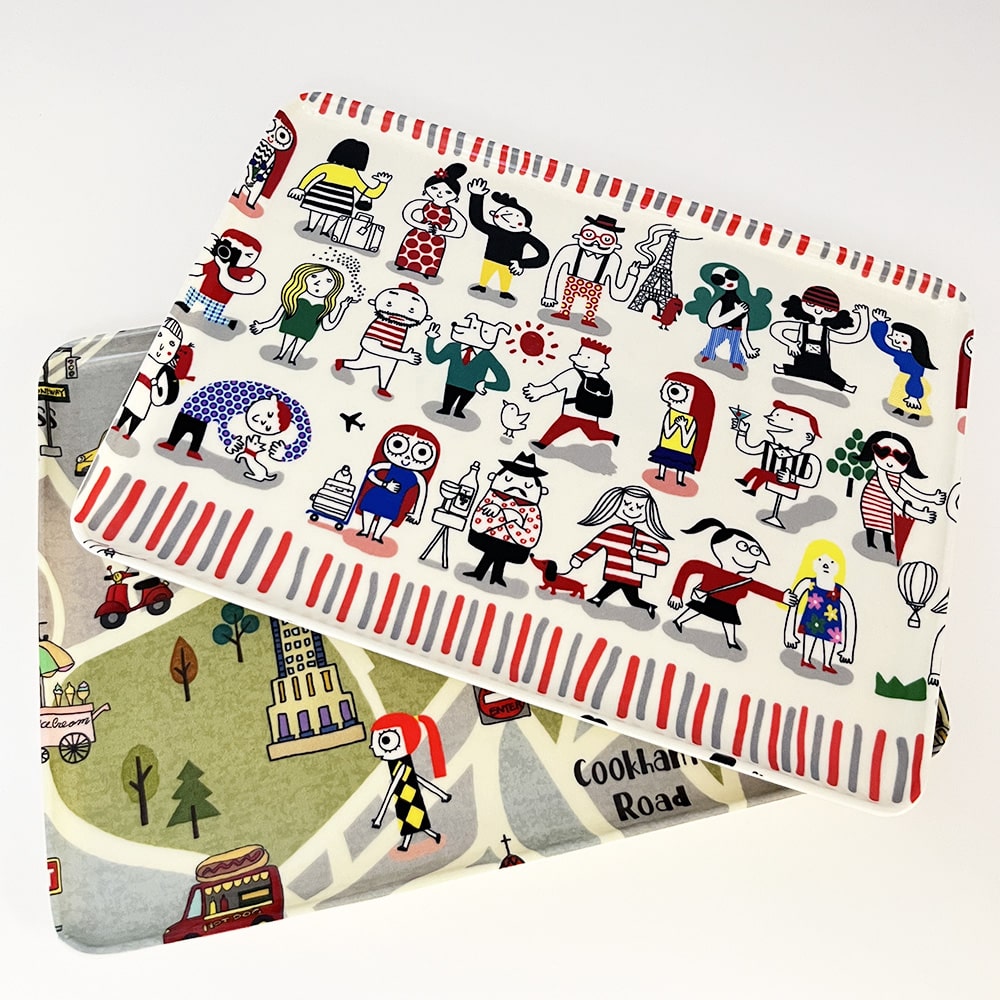 【Riconic】 -fabric- トレイ｜30cm×20.8cm