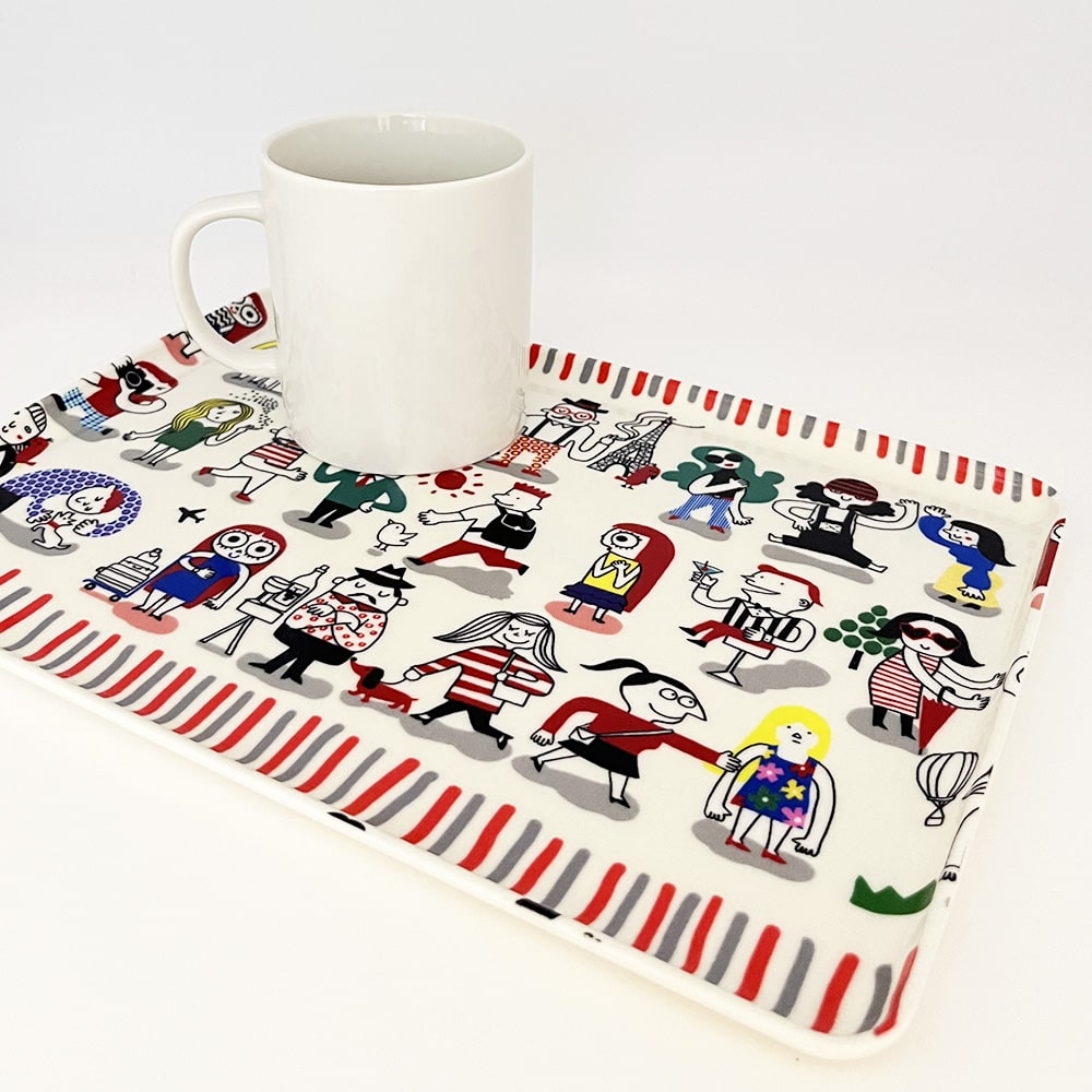 【Riconic】 -fabric- トレイ｜30cm×20.8cm