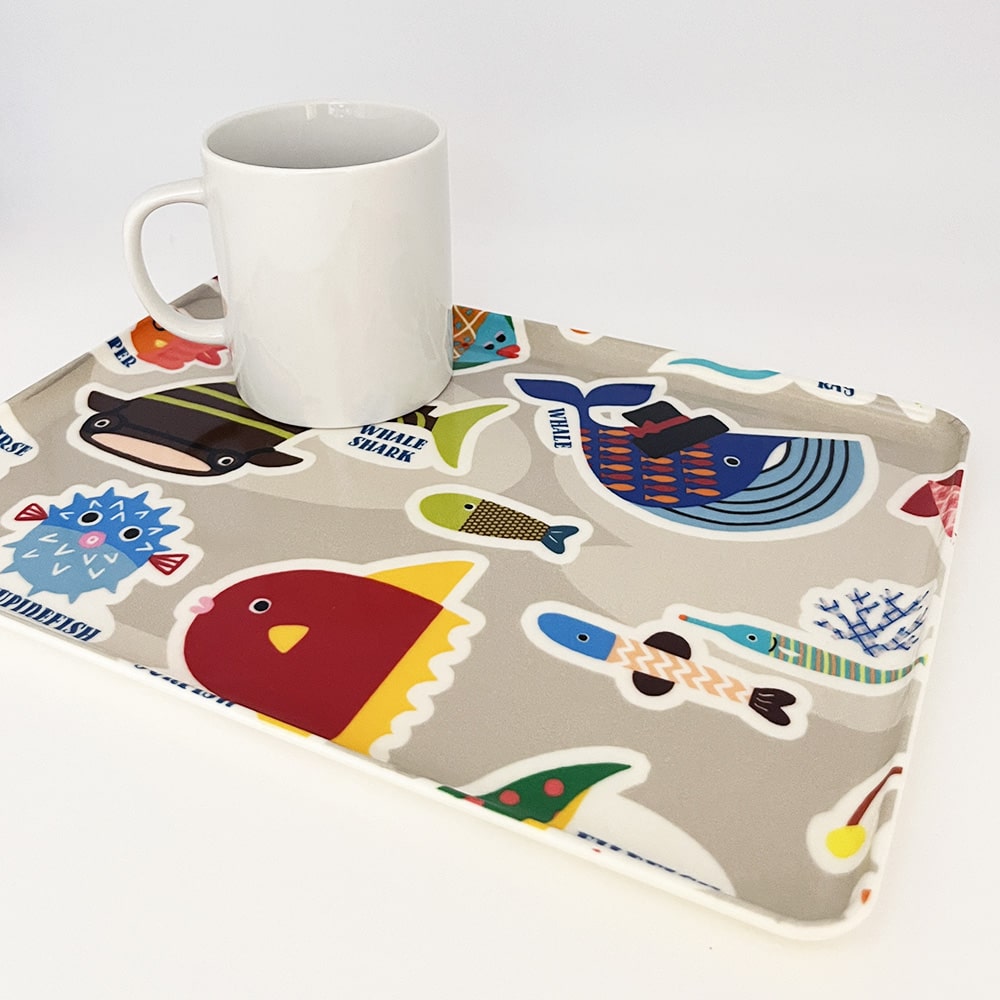 【Riconic】 -fabric- トレイ｜30cm×20.8cm