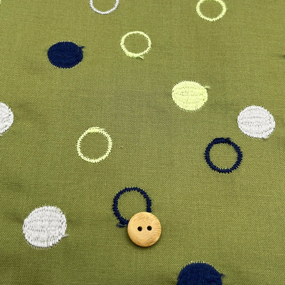 【Hitosaji】 わの和 刺しゅう |コットンシーチング生地