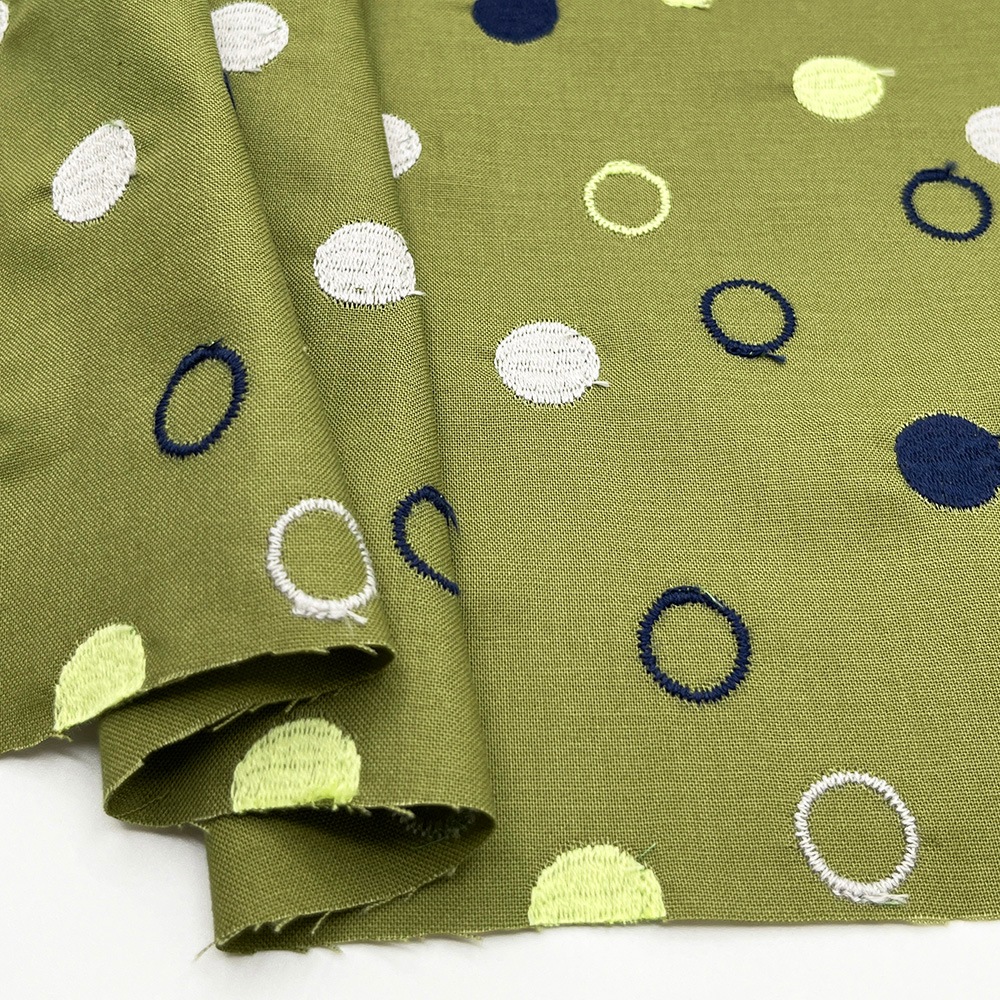 【Hitosaji】 わの和 刺しゅう |コットンシーチング生地