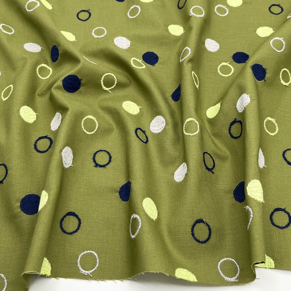 【Hitosaji】 わの和 刺しゅう |コットンシーチング生地