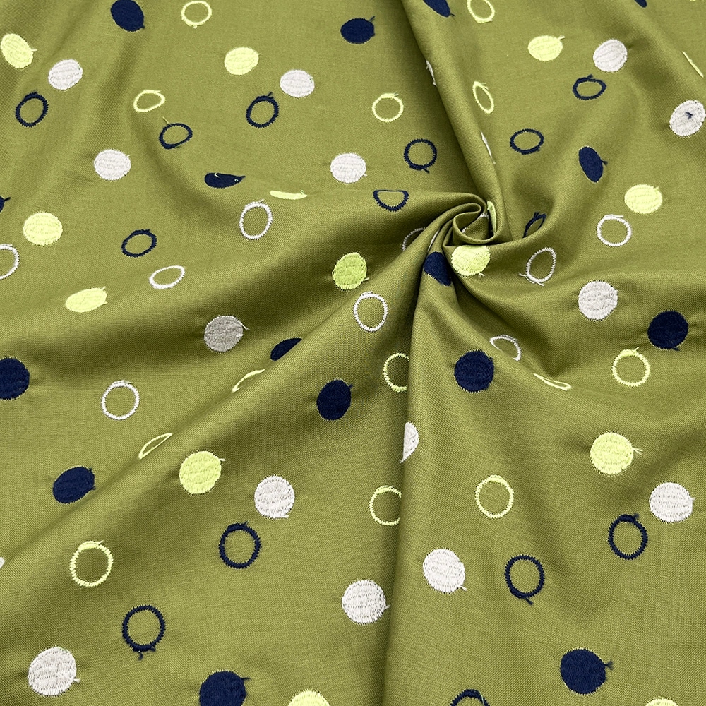 【Hitosaji】 わの和 刺しゅう |コットンシーチング生地