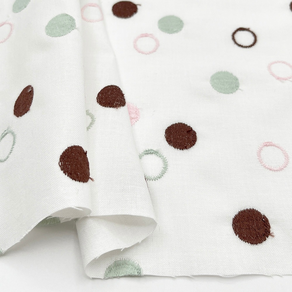 【Hitosaji】 わの和 刺しゅう |コットンシーチング生地