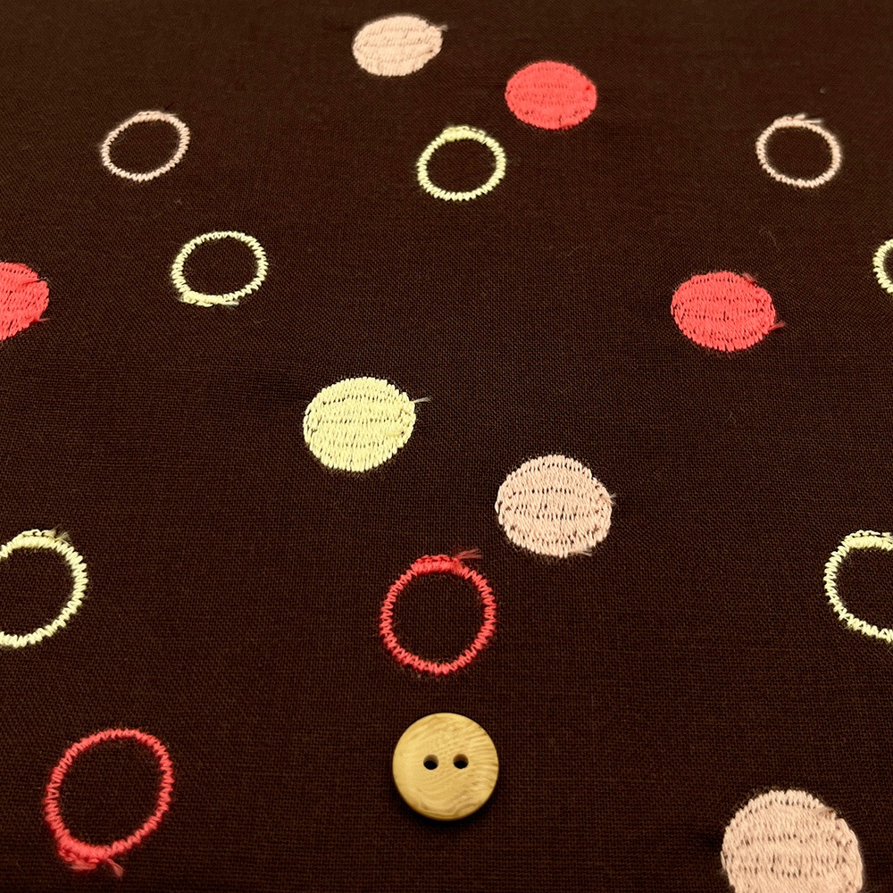 【Hitosaji】 わの和 刺しゅう |コットンシーチング生地