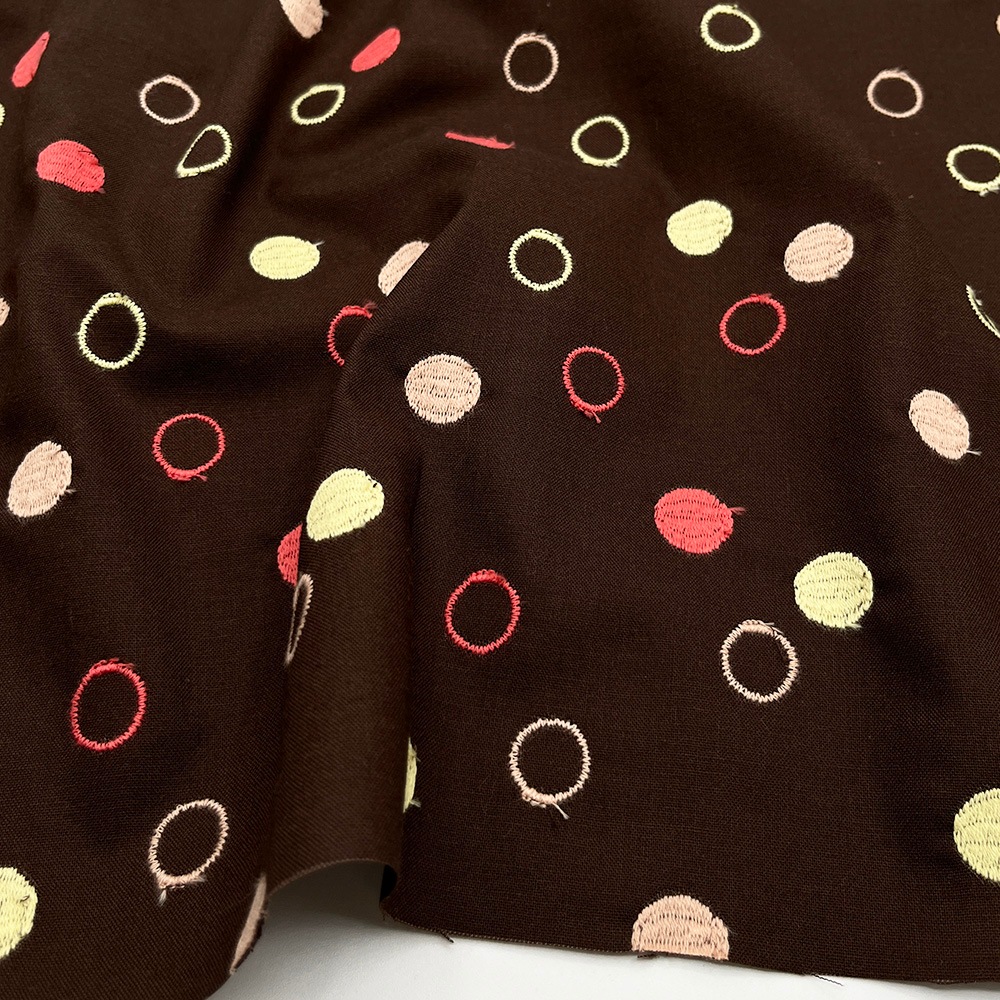 【Hitosaji】 わの和 刺しゅう |コットンシーチング生地