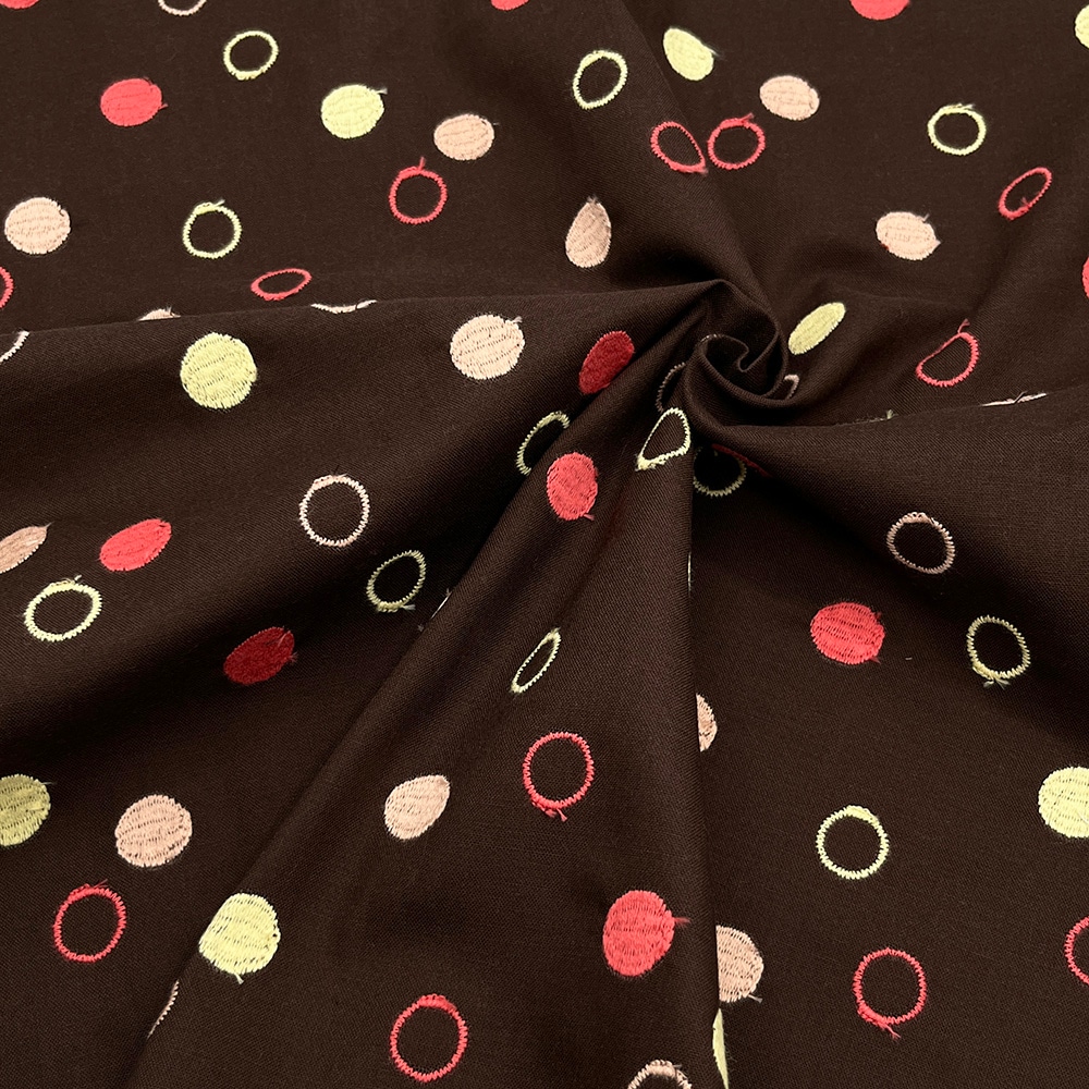 【Hitosaji】 わの和 刺しゅう |コットンシーチング生地