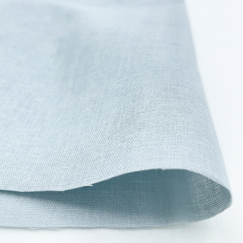 【sale】クレンゼ クラボウ 抗菌 抗ウイルス CLEANSE ダブルガーゼ生地 無地 (パウダーブルー)