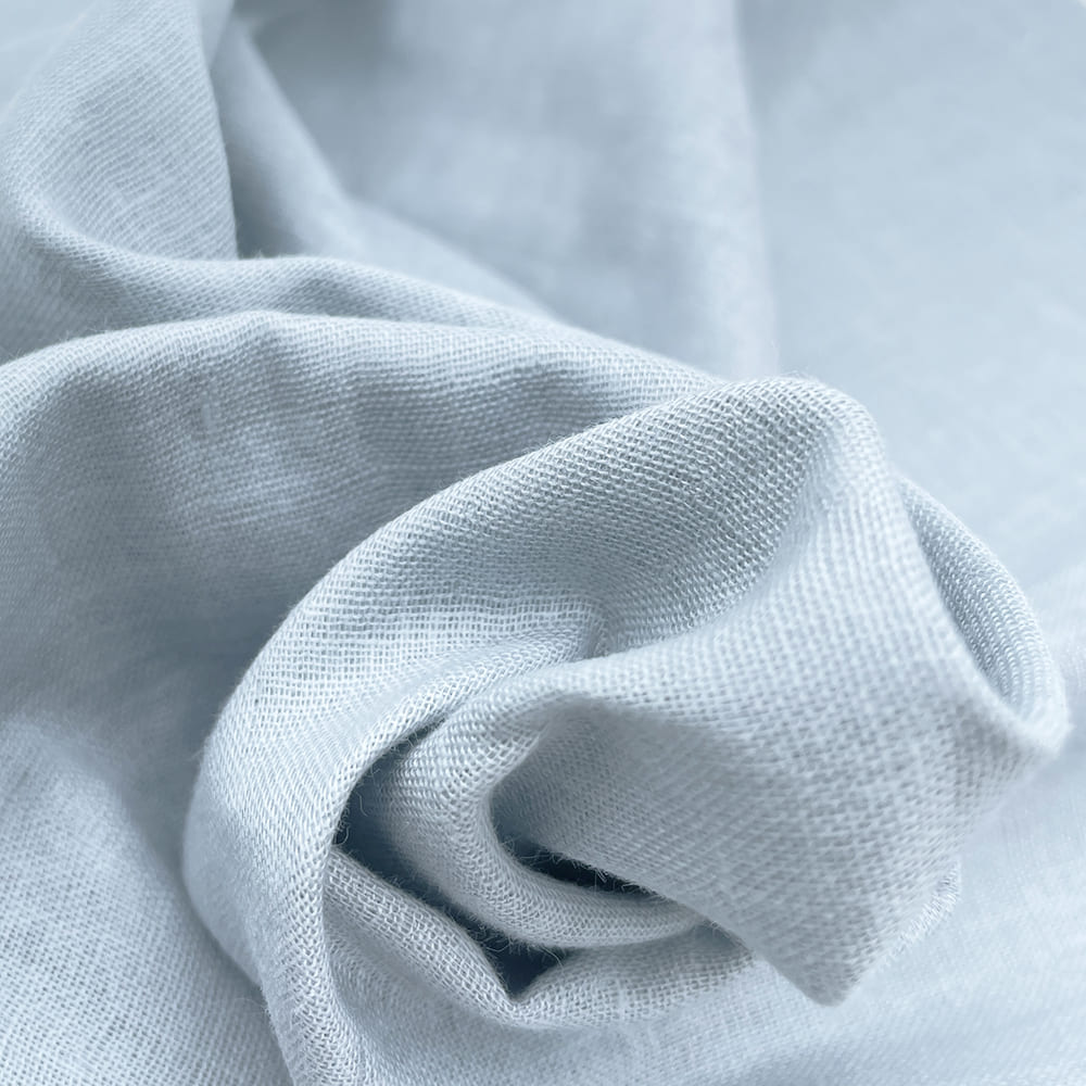 【sale】クレンゼ クラボウ 抗菌 抗ウイルス CLEANSE ダブルガーゼ生地 無地 (パウダーブルー)