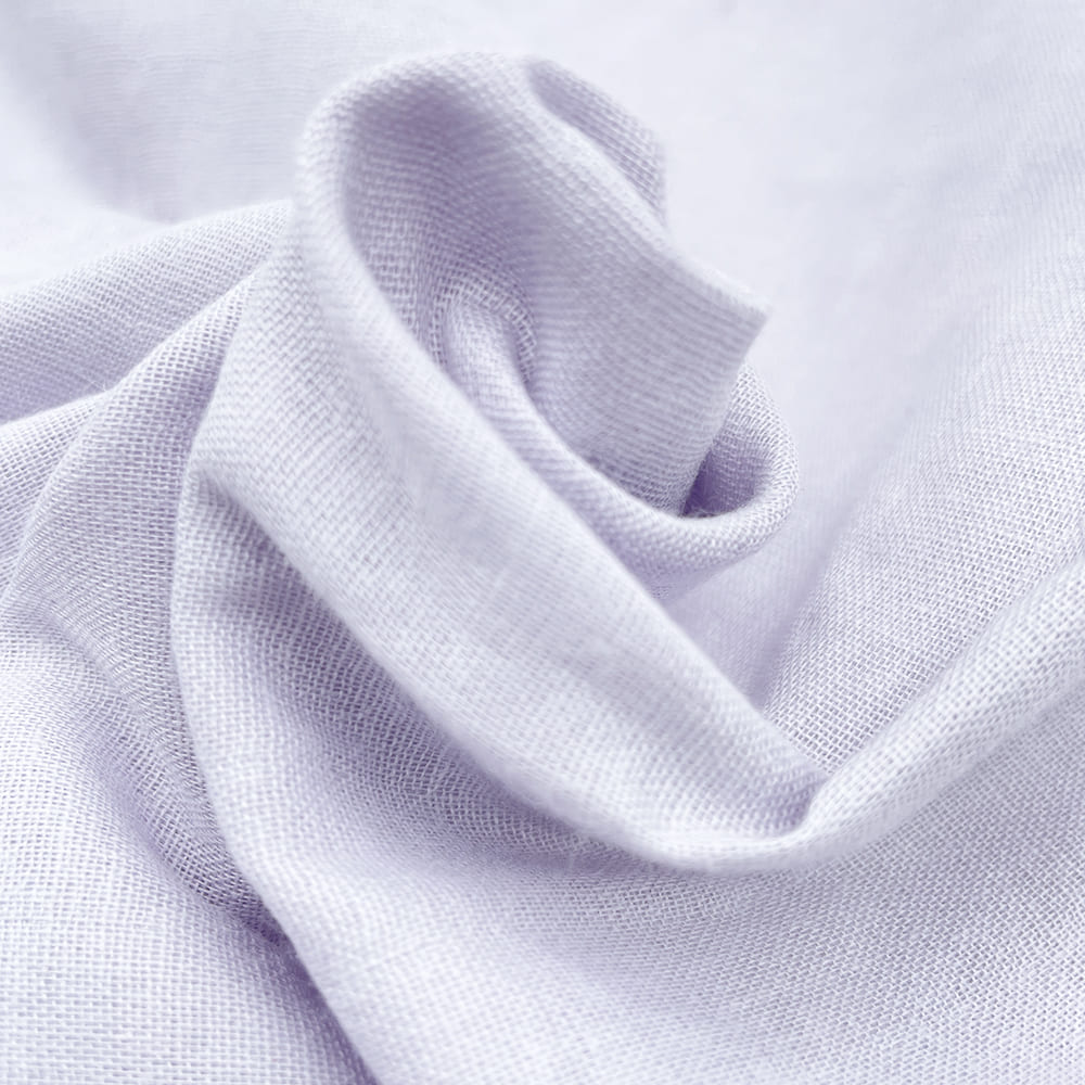 【sale】クレンゼ クラボウ 抗菌 抗ウイルス CLEANSE ダブルガーゼ生地 無地 (ラベンダーグレイ)