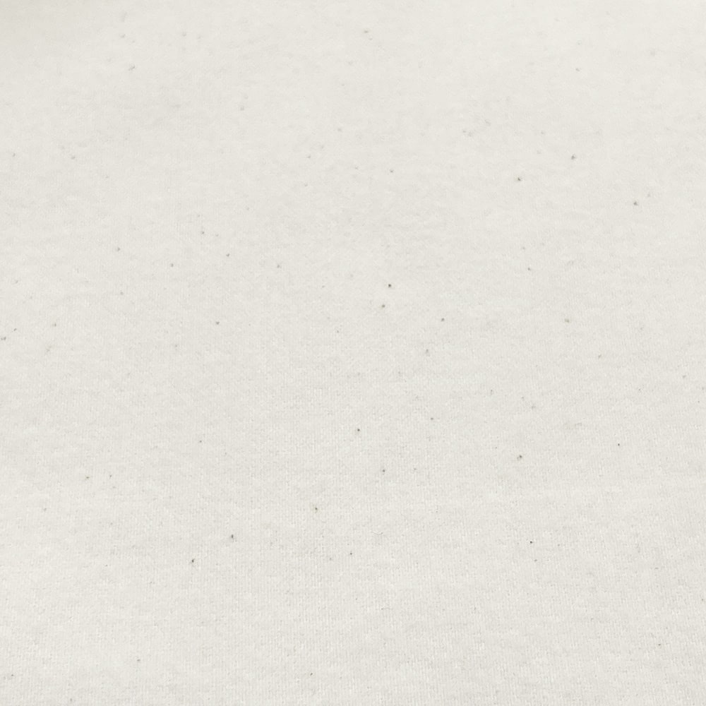 コットンフランネル 生成り｜無地 両面起毛